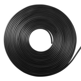 Window Screen Spline, 100 ft x 0.125 in Window Screen Retainer Spline, PVC Window and Door Screen Spline, Hollow Serrated Screen Holder Spline