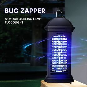 Indoor Mosquito Killer Lamp, UV Bug Zapper and Electric Insect Trap, Plug-In Fly Catcher for Mosquitoes, Moths and Gnats