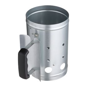 Charcoal Chimney Starter, 4 lbs Large Capacity Coal Fireplace, Heavy Duty BBQ Steel Chimney Starter for Charcoal Grill and Barbecues
