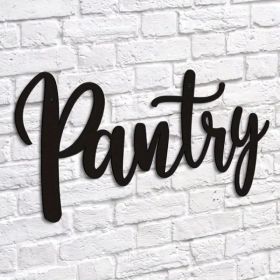 CIFbuy Metal Baked Paint Pantry Sign Wall Art Modern Kitchen Pantry Decor - TikTok, Temu Pickup (Option: defaulttitle)