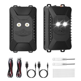 2 Packs Under Hood Ultrasonic Rodent For Spring Repellent Mouse Wildcat Control Portable Rodent Chaser With 3 Power Supplies For Car Home Garage (Option: 2packs)