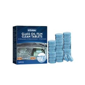 Glass Oil Film Clean Tablets, 30pcs, Concentrated Cleaning Tablet, Dietary Supplement for Daily Wellness (Option: Default)