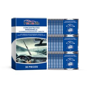 Concentrated Windshield Cleaning Effervescent Tablets, 30PIECES, Wiper Cleaning, Dietary Supplement for Daily Wellness (Option: Default)