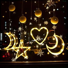 Festive LED Lights for Christmas Tree Display (Option: love)